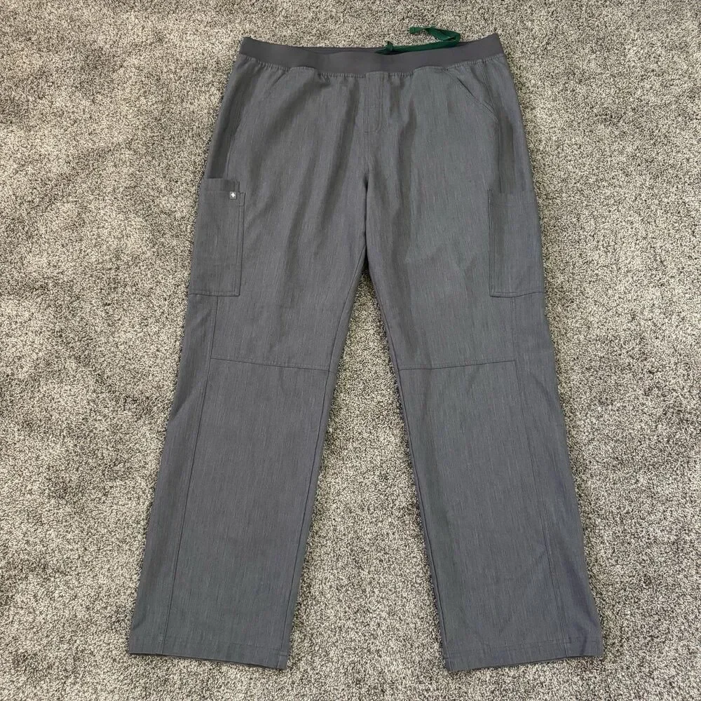 FIGS Axim Cargo Scrub Pants T2001 Graphite Gray Men’s Size 3XL